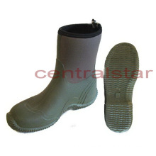 Fashion Green MID-Calf Rubber Boots (RB012)